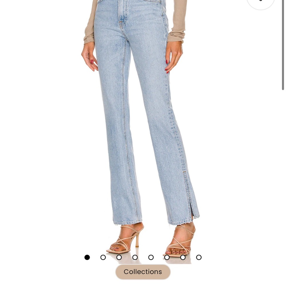 GRLFRND Harlow denim in Hudson Yards